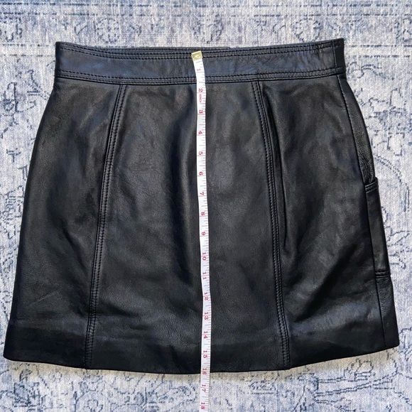 Nasty gal leather mini skirt button up - Picture 5 of 7